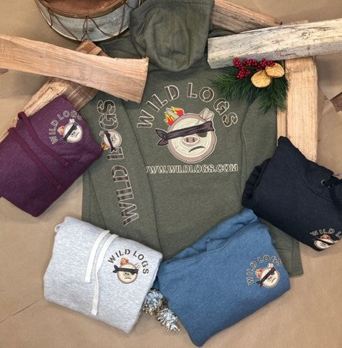 Wild Logs Branded Hooded Sweatshirts